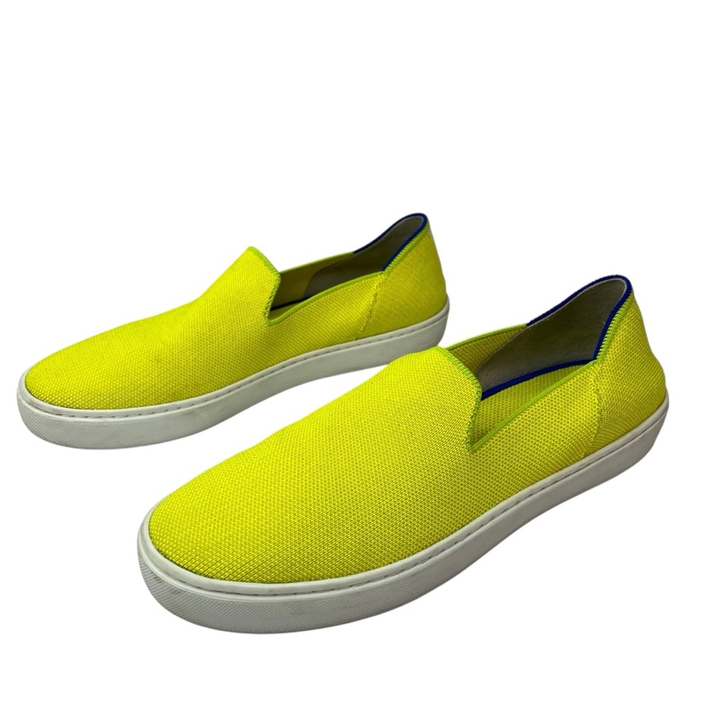 Rothy’s The Original Slip On Sneaker in Electric Lemon 10 - Picture 4 of 9